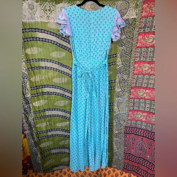 Buddha Sayulita Mint/ Purple Weekend Getaway Jumpsuit Size Medium - Picture 7 of 16